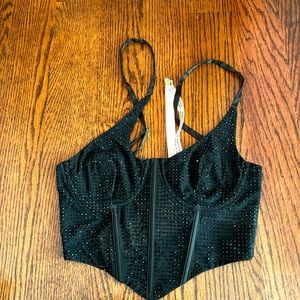 OH POLLY BUSTIER TOP